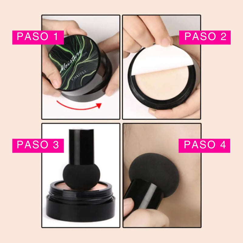 Base Piel de Seda Air Cushion Chafful - Compra 1 y llévate 2