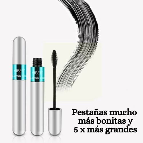 Máscara de Pestañas 2x1 con Volumen Extra 4D - ( 2 UNIDADES)