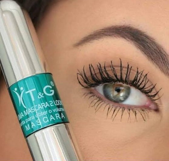 Máscara de Pestañas 2x1 con Volumen Extra 4D - ( 2 UNIDADES)