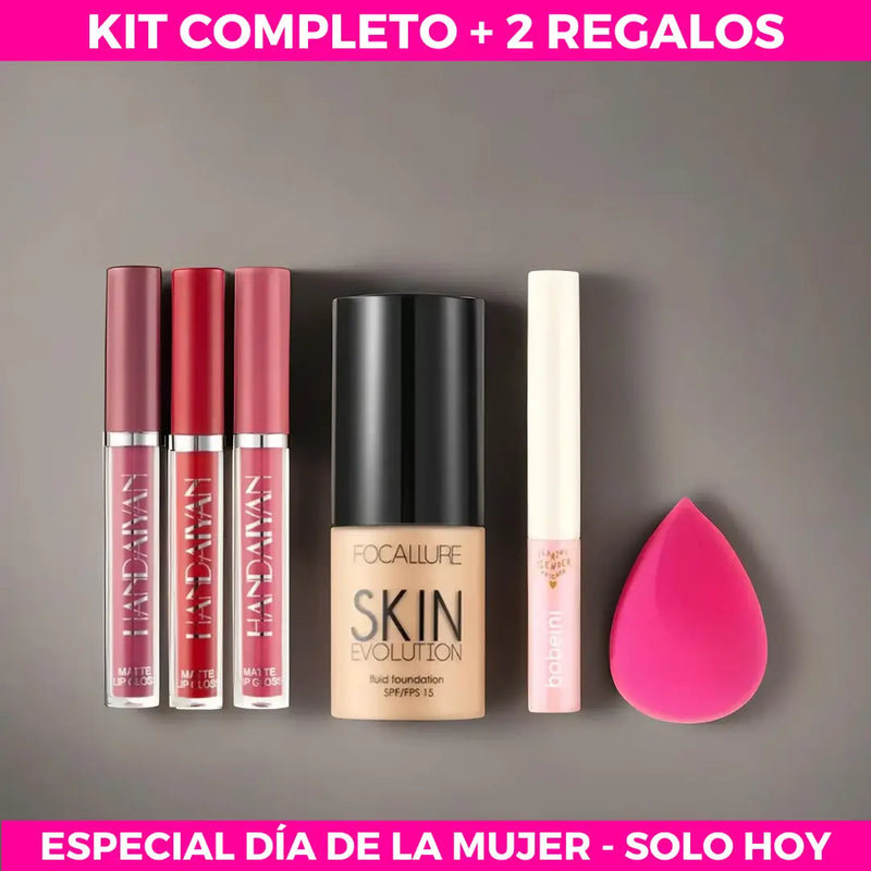 Kit Exclusivo - Base Anti-Edad + 3x Labiales + Regalos